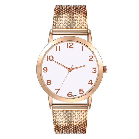 Luxury Fashion Women Steel Watch