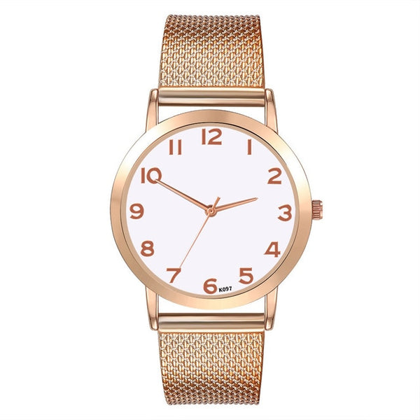 Luxury Fashion Women Steel Watch