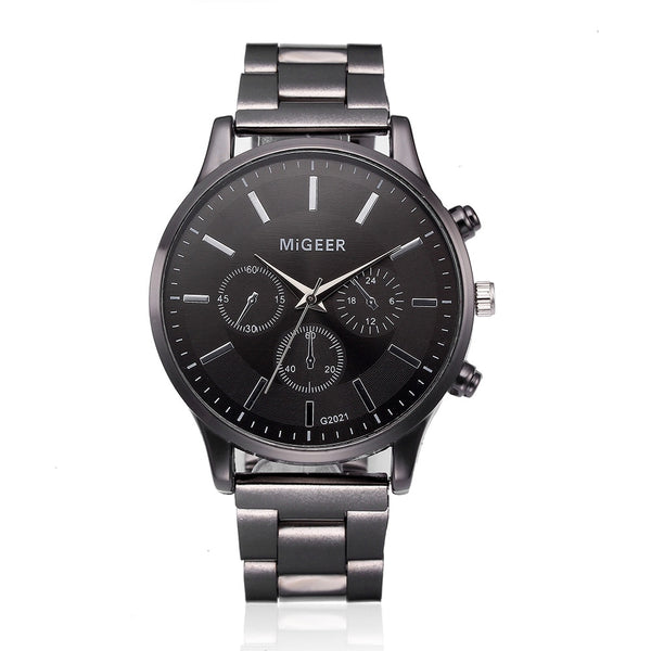 Fashion Steel Quartz Man Watch