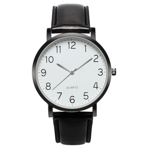 Unisex Simple Leather Quartz Watch